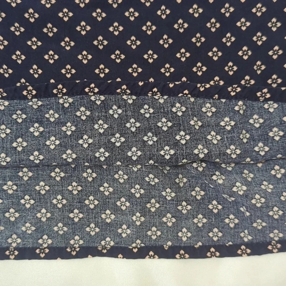 Banana Republic A-Line Belted Peasant Dress, Color Blue/Pink Size S - Picture 10 of 13